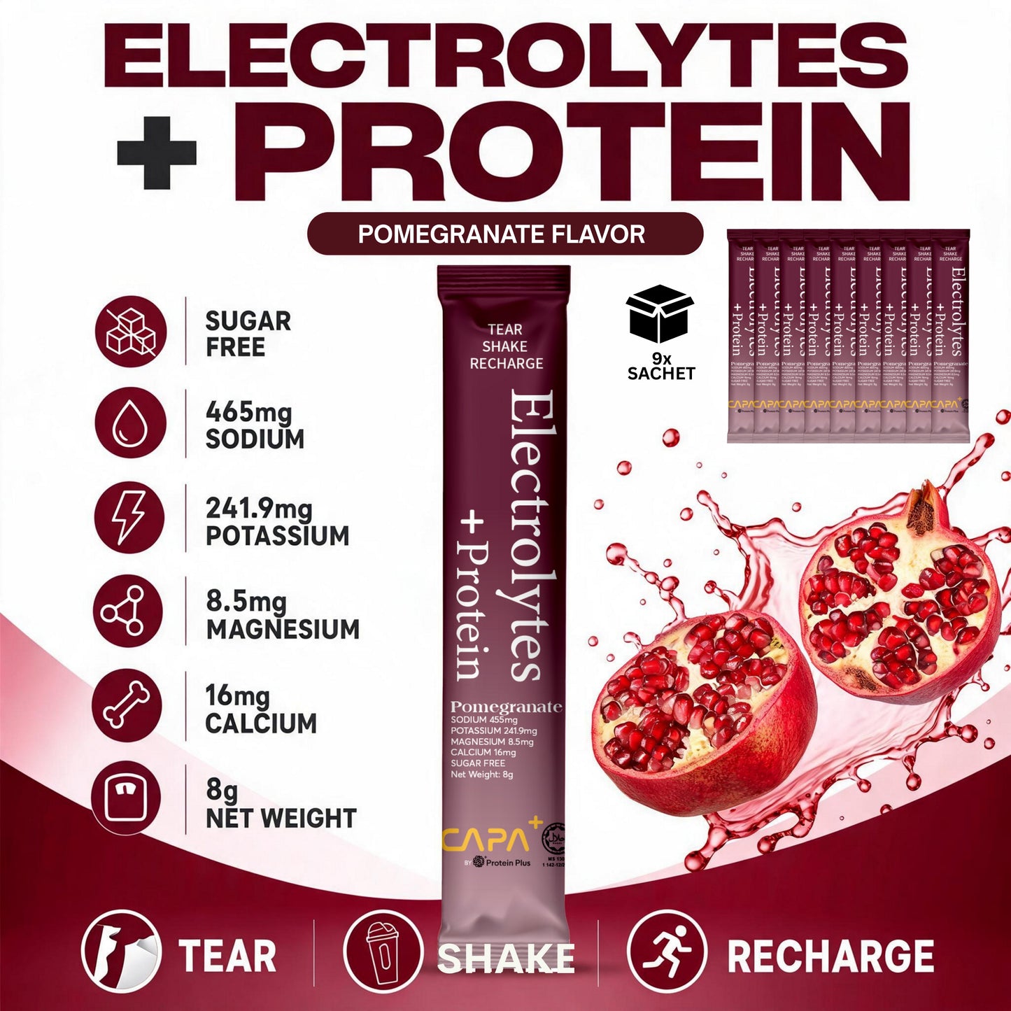 CAPA+ Electrolytes + Protein Series