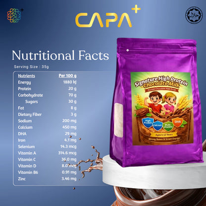 Signature High Protein Chocolate Powder (Kids)
